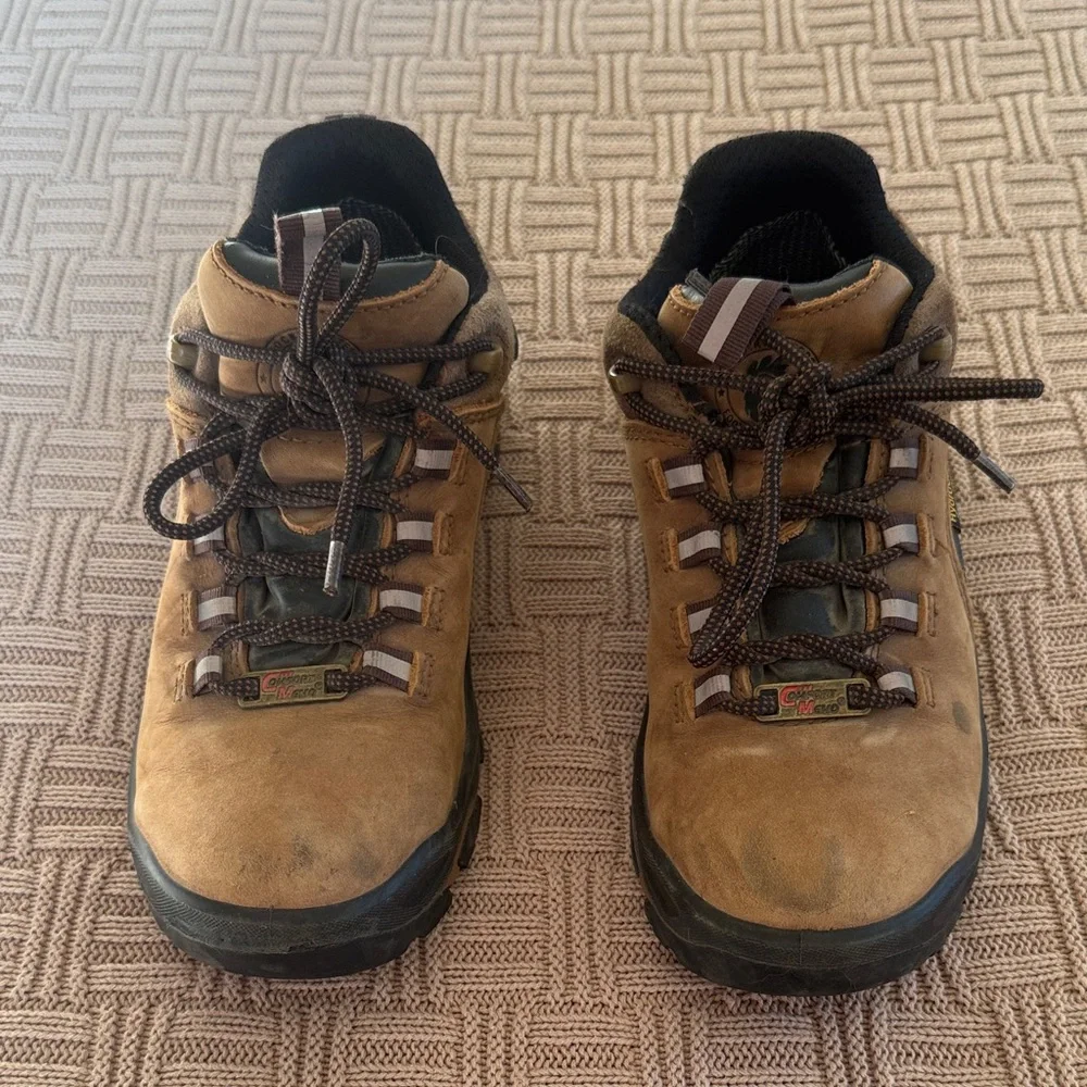 Men's RockRooster Brown Suede Hiking Boots with Cushioned Collar - Picture 3 of 10